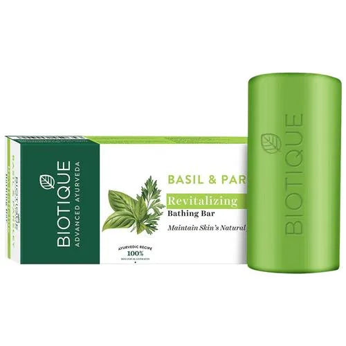 BIOTIQUE BASIL AND PARSLEY SOAP 150GM