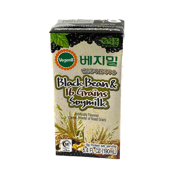 D-BLACK BEAN AND 16 GRAIN SOY MILK(검은콩과 16곡두유 '팩,영문)