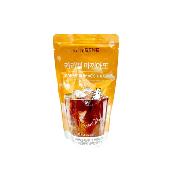 D-CAFEBENE CARAMEL MACCHIATO COFFEE POUCH 190ML(카라멜마키아또 파우치)