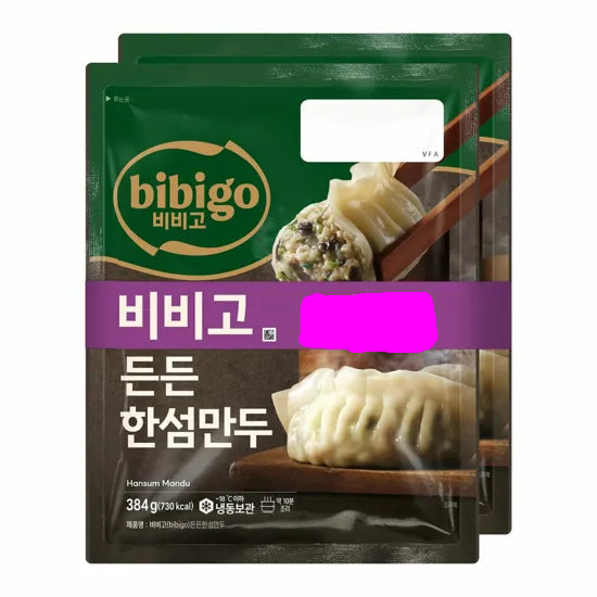 D-BIBIGO MANDU HOME-MADE 384G*2(비비고/수제한섬만두 384G*2EA/냉동)