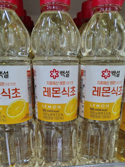 LEMON VINEGAR 500ML(E)백설레몬식초500ml)