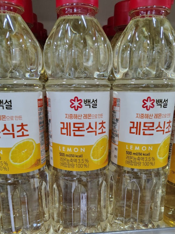 D-LEMON VINEGAR 500ML(E)백설레몬식초500ml)