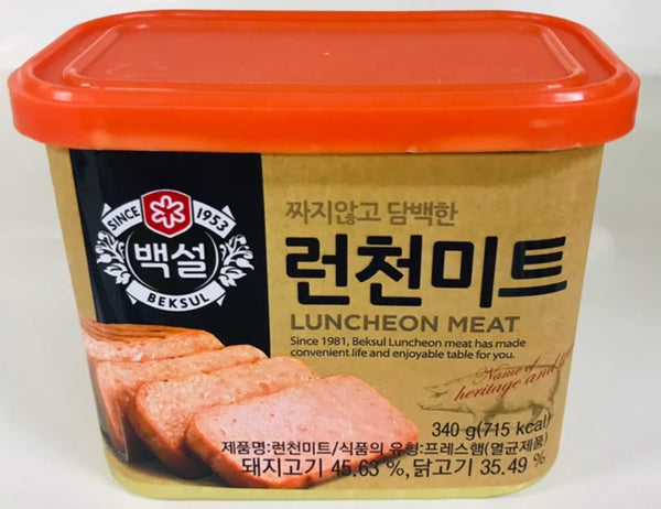 LUNCHEON MEAT 340G (백설 런천미트 340G)