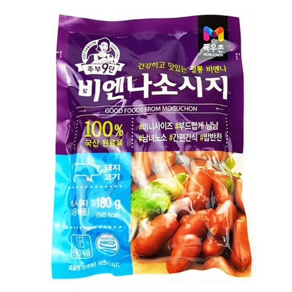 D-MOGUCHON VIENNA SAUSAGE 180G (델리 전용 - 목우촌 주부9단 비엔나 소시지 180G)