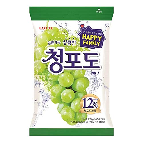 GREEN GRAPE CANDY 153G (롯데 청포도 캔디)