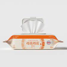 LAPPLAPP WET WIPES ORIGINAL 70PCS(라프라프 약산성 물티슈 70매입)