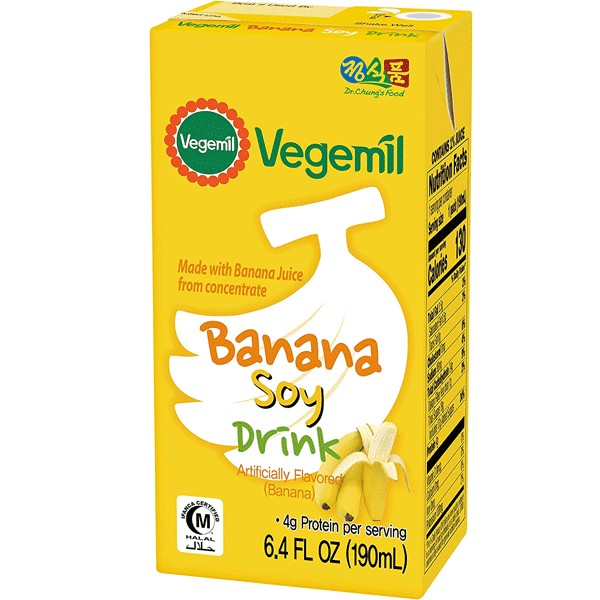 BANANA SOY MILK 190ML(입안가득바나나두유)