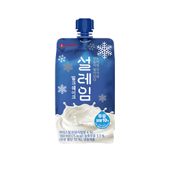 LOTTE SEOLEIM ICE CREAM MILK SHAKE 160ML (롯데 설레임 밀크쉐이크 낱개)